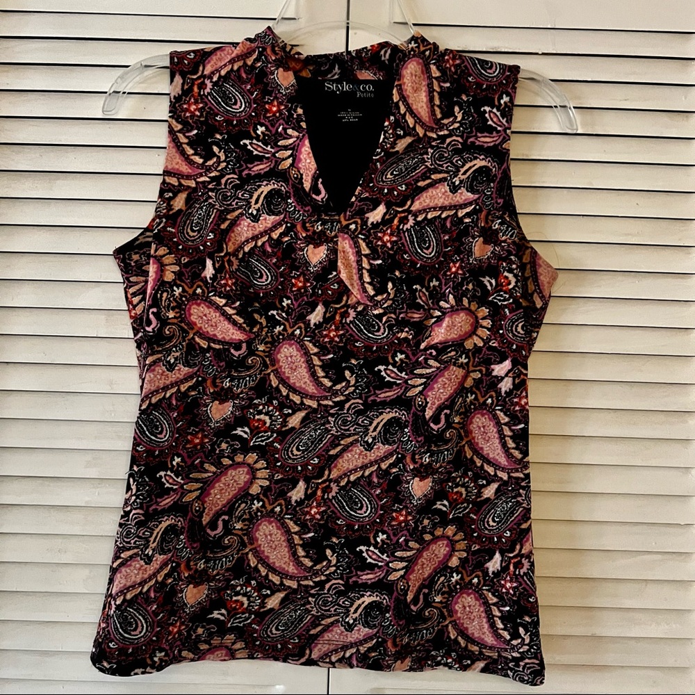 Style & Co. Petite sleeveless top